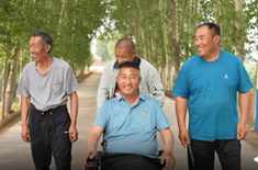  “輪椅書記”張運波故事主人公：德惠市朝陽鄉團林子村黨總支書記 張運波