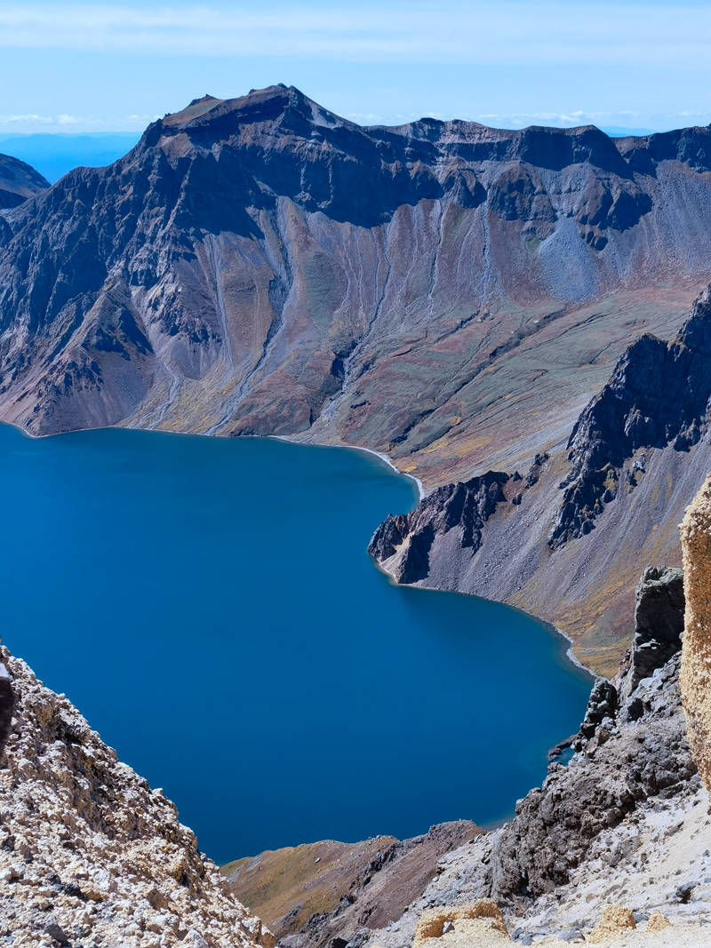 長白山天池美景。（資料照片）人民網李洋攝