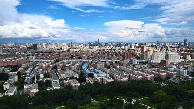 “長春藍”持續在線。人民網 李成偉攝