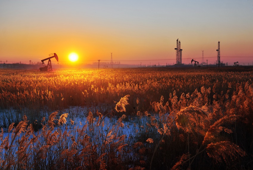 《油海深秋》。丁磊 攝