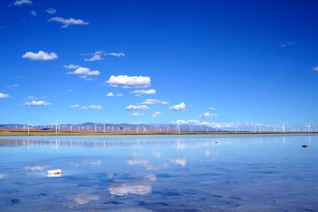吉電股份青海烏蘭風電場
