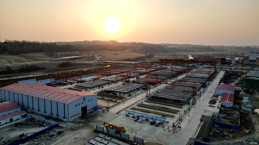 蒲煙高速施工現場