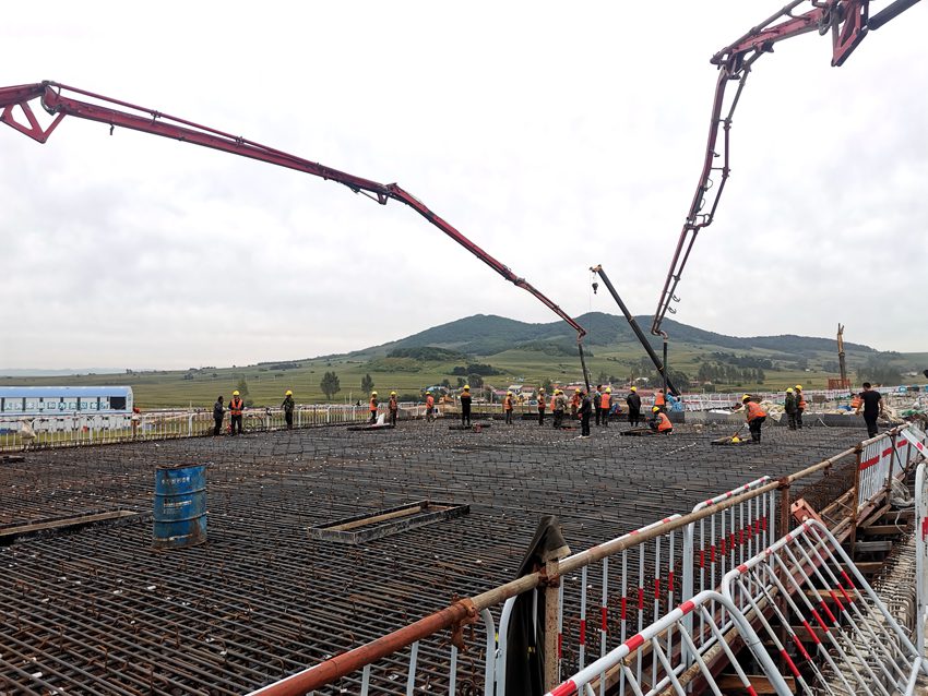 蒲煙高速施工現場