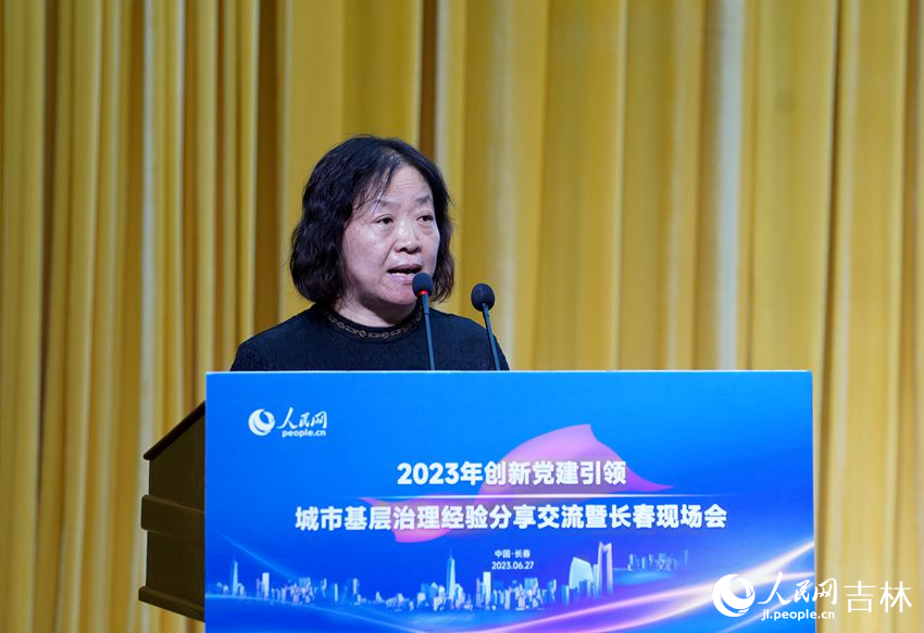 北京市大興區委社會工委委員、二級調研員李洋。人民網 石天蛟攝