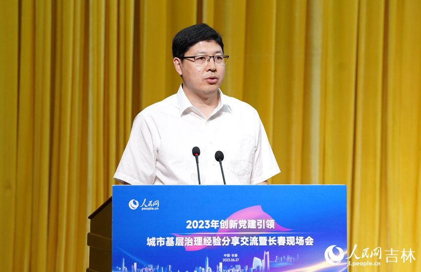 德州天衢新區黨工委副書記、管委會副主任張志雄。人民網石天蛟 攝