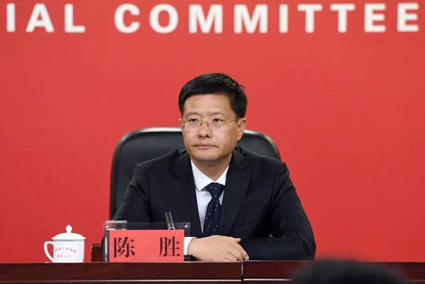 吉林省市場監督管理廳廳長陳勝。（吉林發布供圖）