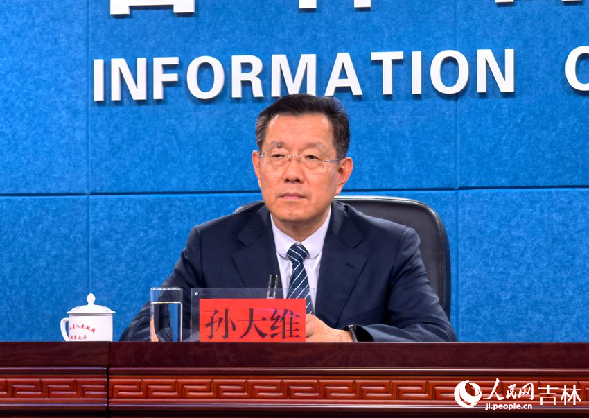 吉林省工信廳二級巡視員孫大維。人民網記者 馬俊華攝