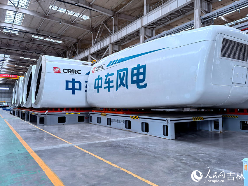 松原市中車新能源裝備產業基地項目建成投產。人民網記者 馬俊華攝