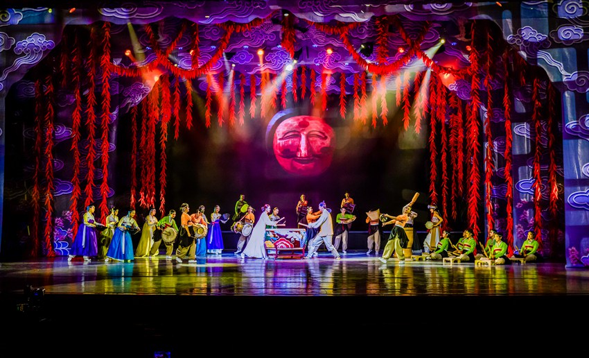 歌舞劇《長白山阿里郎》。（資料圖片。安圖縣文化館供圖）