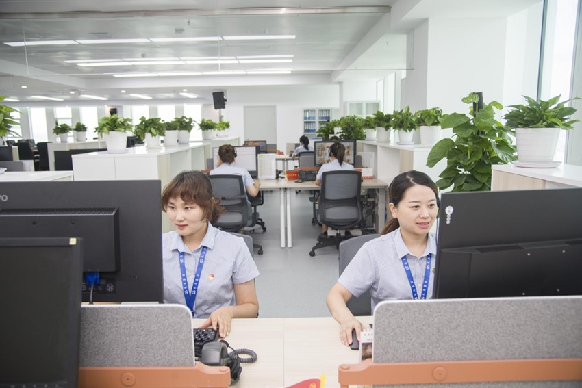 長天集團客戶服務中心。（資料圖片 長天集團供圖）