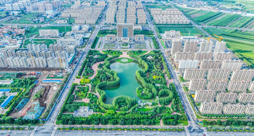 德惠市航拍。（德惠市委宣傳部供圖）