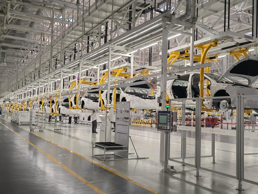 一汽紅旗制造中心繁榮廠區。人民網記者 馬俊華攝