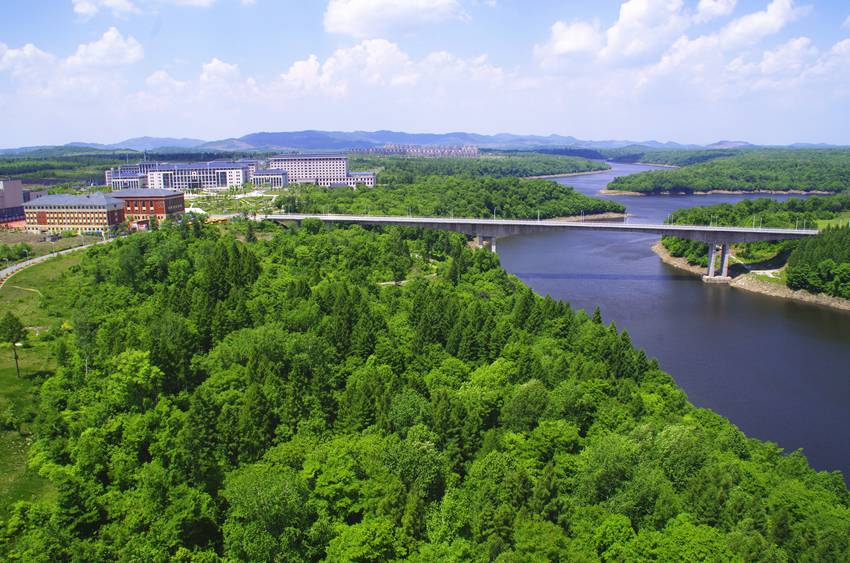 藍天碧水，生態撫松。（撫松縣委宣傳部供圖）
