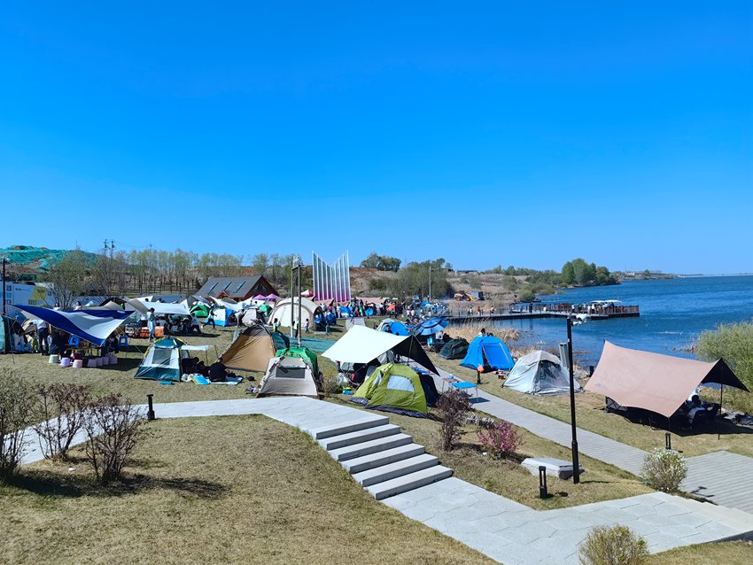 “追光卡倫湖”露營節活動現場