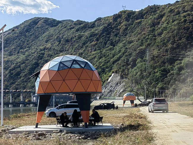 集安市鄉村振興示范區一景。