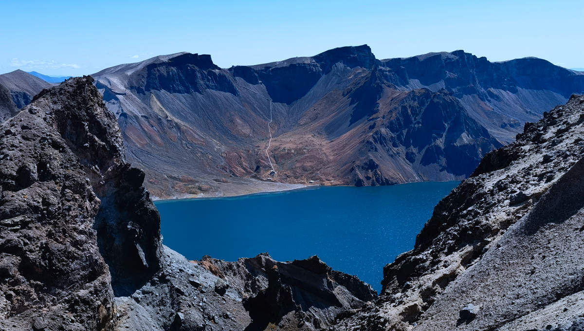 長白山天池：我“破冰”了!