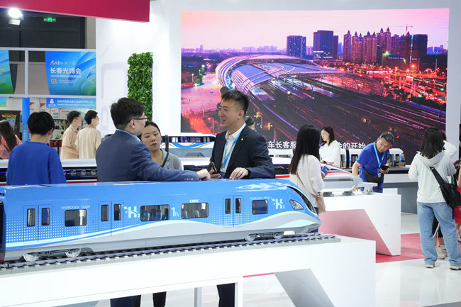 2024長春國際光電博覽會現場。人民網記者 李洋攝