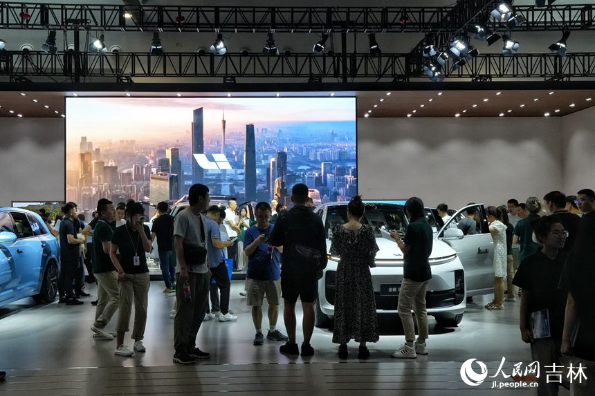 觀眾在第21屆長春國際汽車博覽會參觀。人民網記者 李洋攝