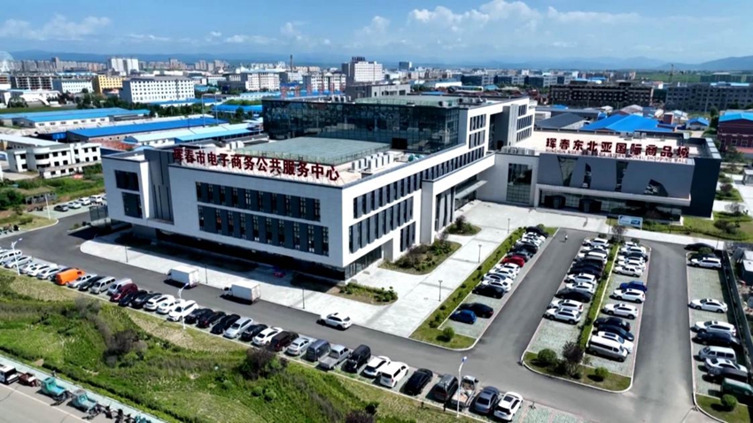 琿春東北亞跨境電商產業園。人民網記者 李成偉攝