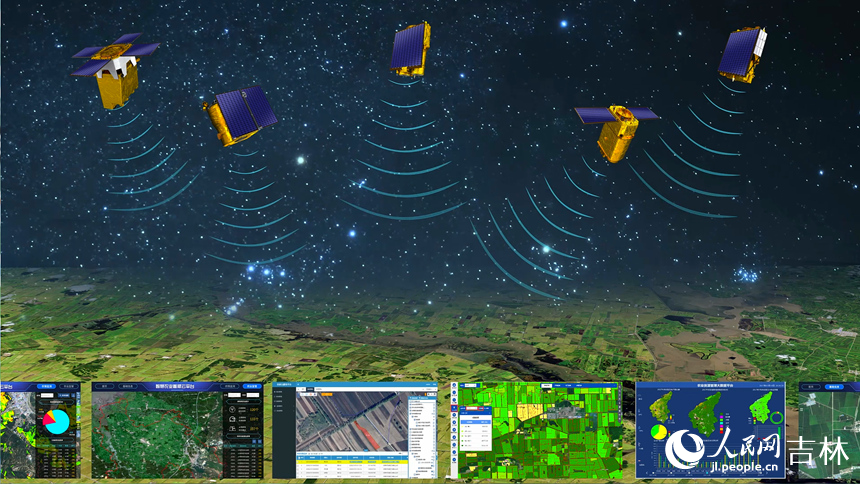 在助力農業發展方面，“吉林一號衛星”可在耕地監測、病蟲害預警、長勢監測、為農業保險做出精準測算等方面發揮作用。長光衛星技術股份有限公司供圖