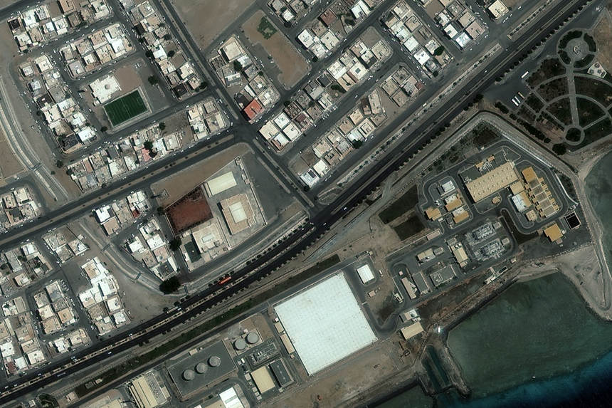 吉林一號寬幅02B03星發射當天獲取的圖像。長光衛星供圖