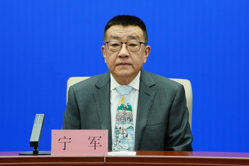 長春諾迪維瓦薩管理服務有限公司副總經理寧軍。（長春市委宣傳部供圖）