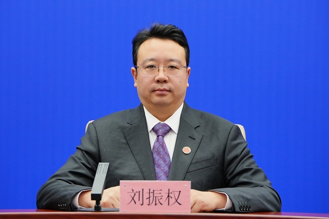 長春中醫藥大學副校長劉振權。（長春市委宣傳部供圖）