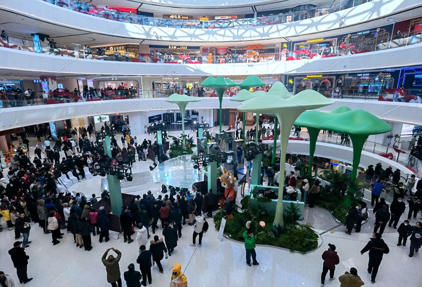 長春寬城區上海路萬達廣場。長春寬城區委宣傳部供圖