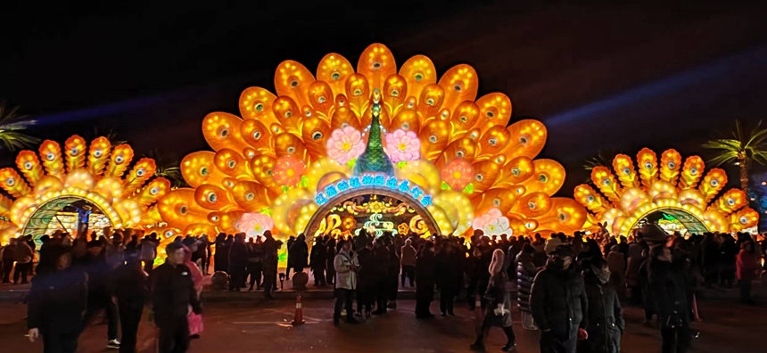 【組圖】2025遼源動植物園迎春燈會光彩開幕！