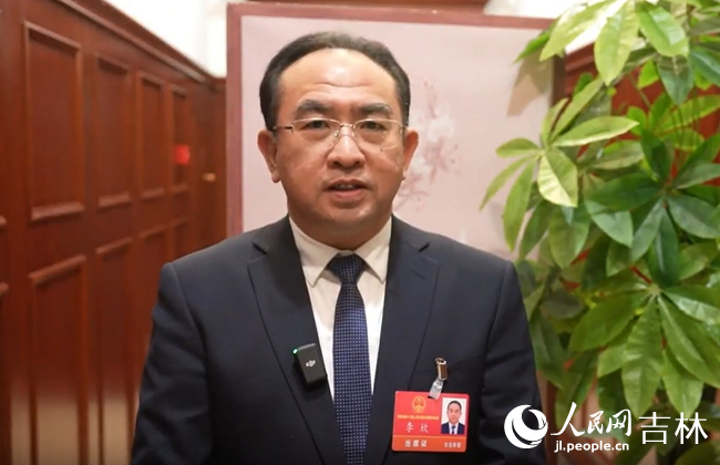 長春市人大代表，長春國家農高區黨工委副書記、管委會主任李欣。人民網記者 李成偉攝