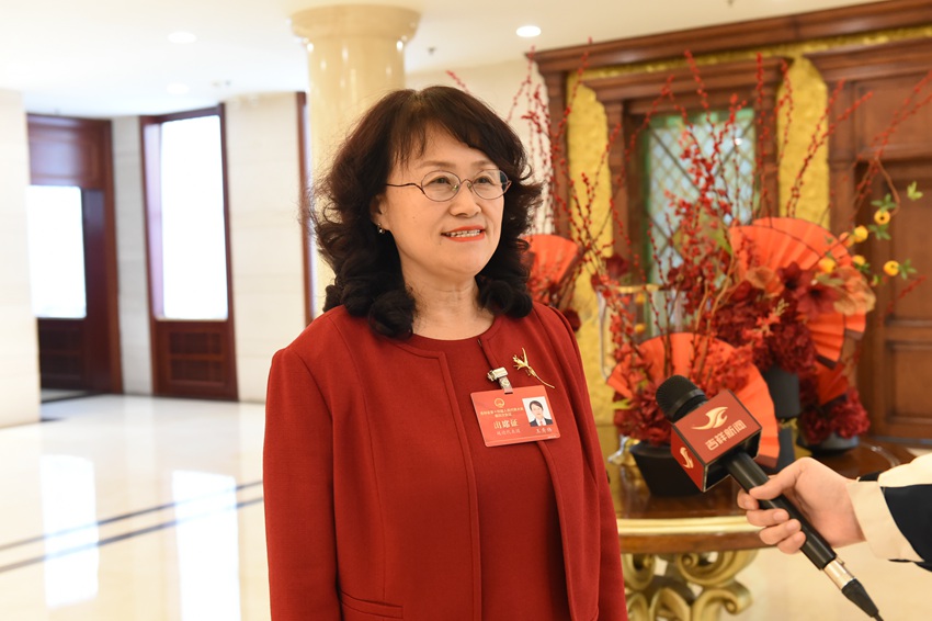 吉林省人大代表，琿春三元彩鋼有限公司黨支部書記、總經理王秀偉。（受訪者供圖）