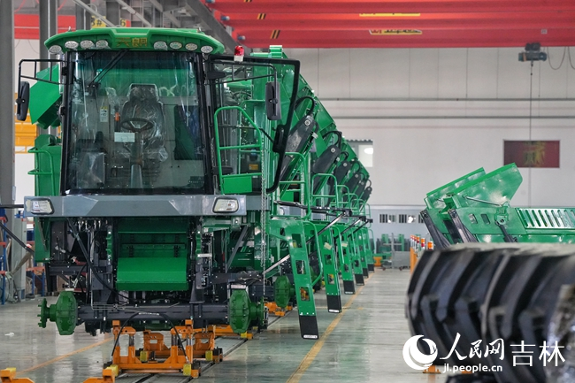 吉林天朗農機裝配車間。人民網記者 李洋攝