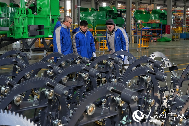 吉林天朗農機裝配車間。人民網記者 李洋攝