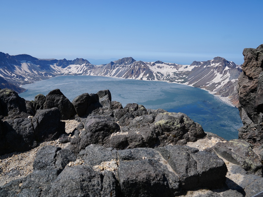 長白山天池景觀。人民網記者 李洋攝