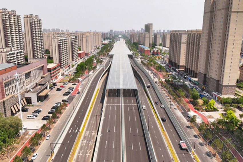 長春南四環路項目提前154天完工。