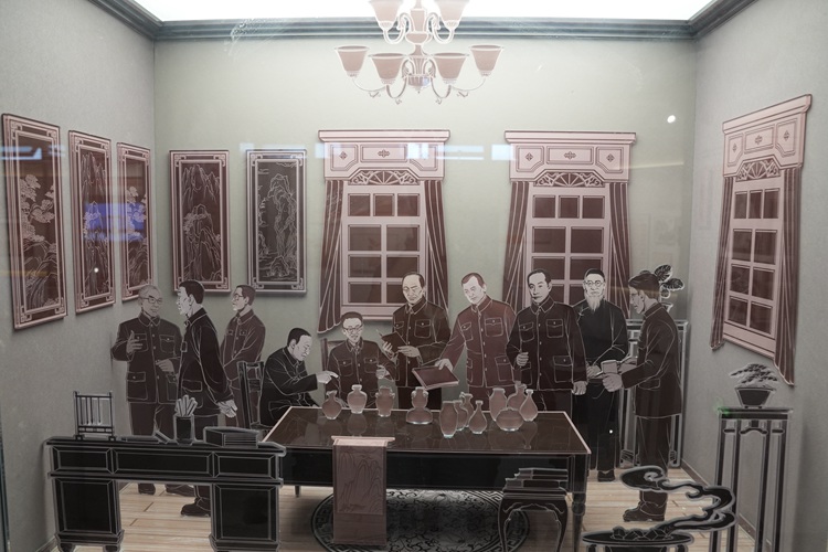 《城市之光——先生北上》展廳。人民網記者 李洋攝