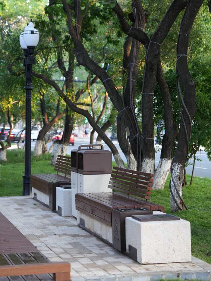 煥然一新的公共設施。人民網記者 李洋攝