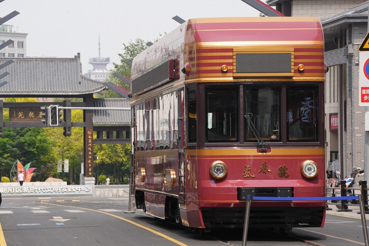 長春“氫春號”氫能源文旅列車。人民網記者 李洋攝
