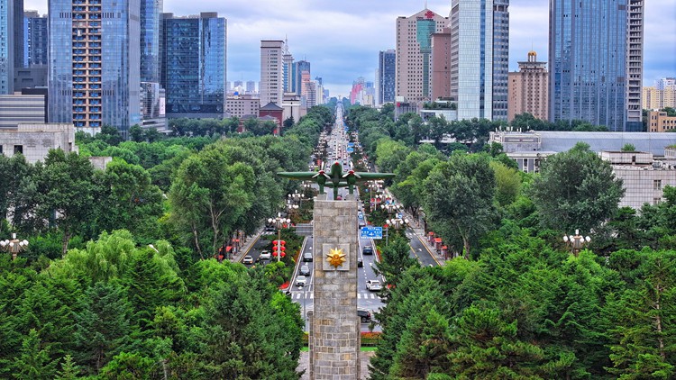 長春人民廣場。人民網記者 李洋攝