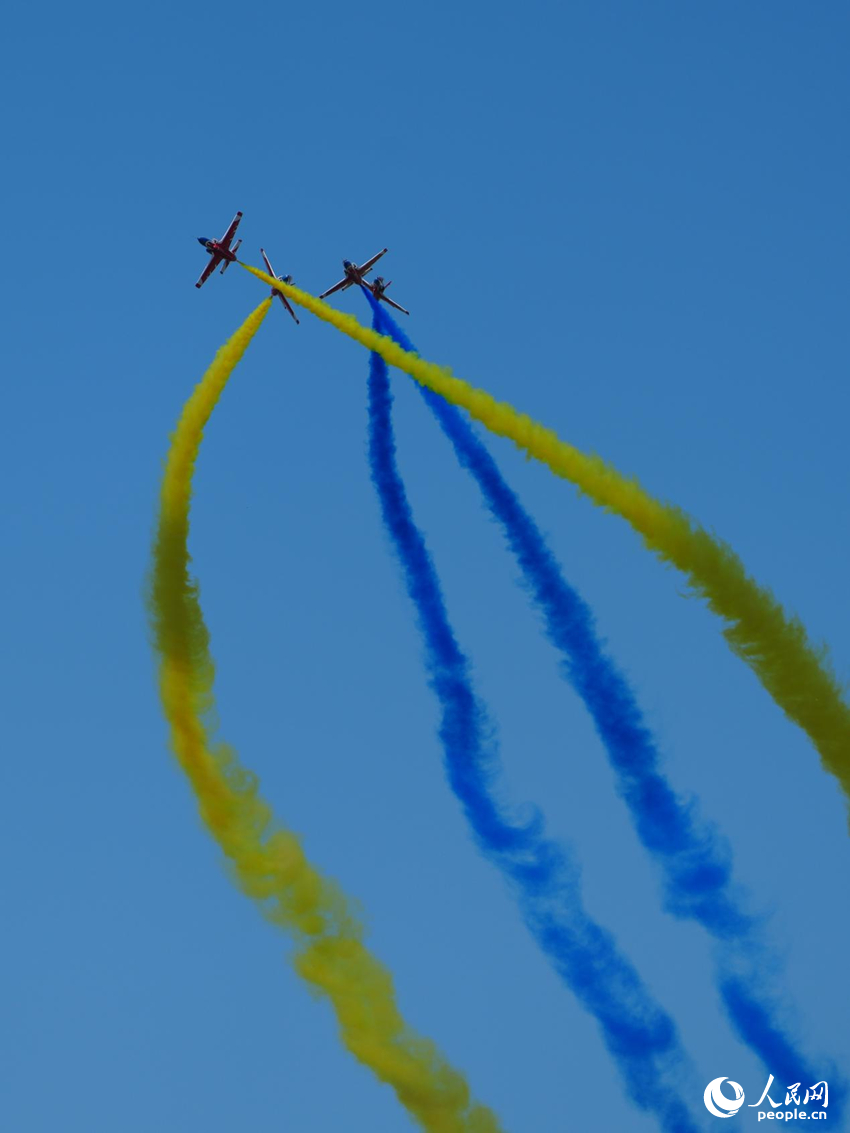 2025空軍航空開放活動和長春航空展完成全要素預演。人民網記者 李洋攝