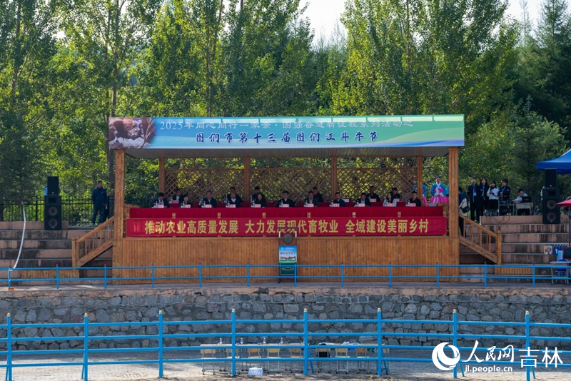 圖們江斗牛節現場。實習生 王思皓攝