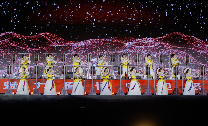 圖們市文化旅游節表演。（圖們市委宣傳部供圖）