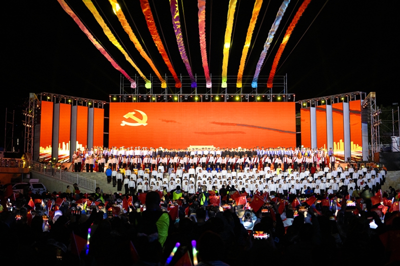 圖們市文化旅游節表演。（圖們市委宣傳部供圖）