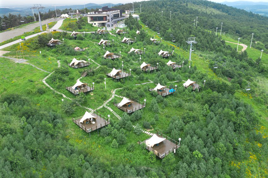 林間露營勝地。