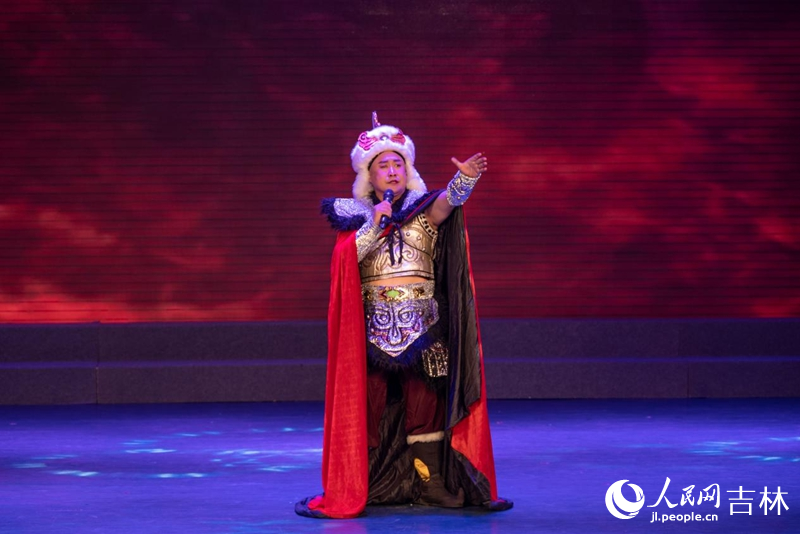 滿族歌曲《大金得勝陀頌碑》。實習生 王思皓攝