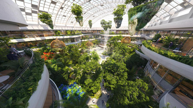 萬達茂建設效果圖。 圖片來源：上海寶冶集團有限公司