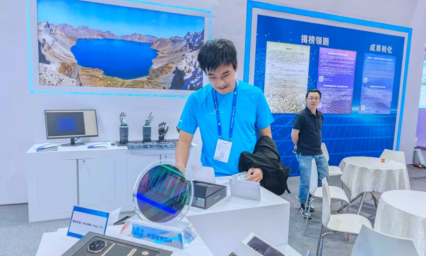 吉林硬核科技閃耀第三屆全國博士后創新創業大賽。樊世才攝