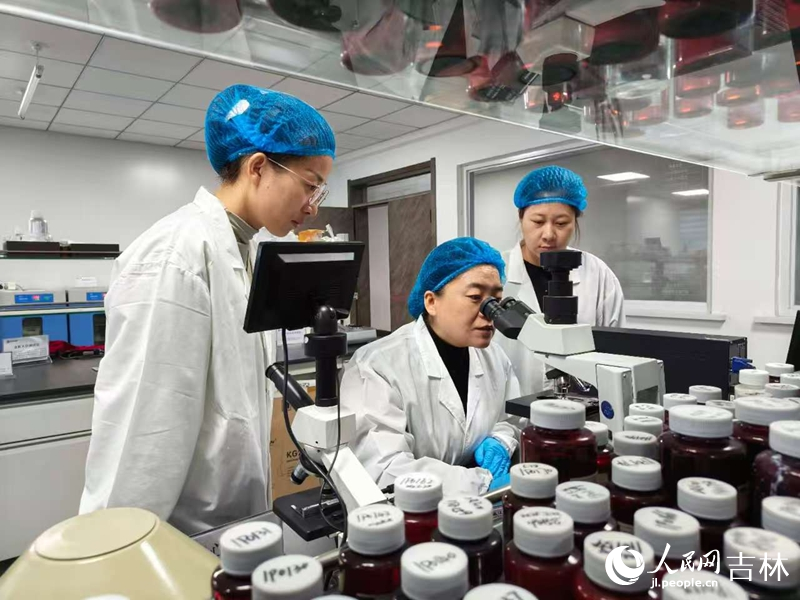 佟曉樂正在實驗室內進行研究。 實習生 王思皓攝