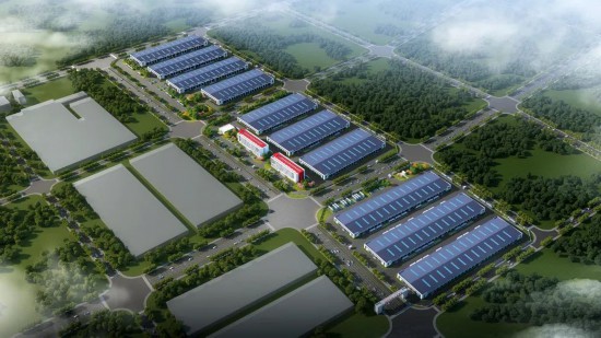 食品產業園基礎設施建設進展順利、初具規模